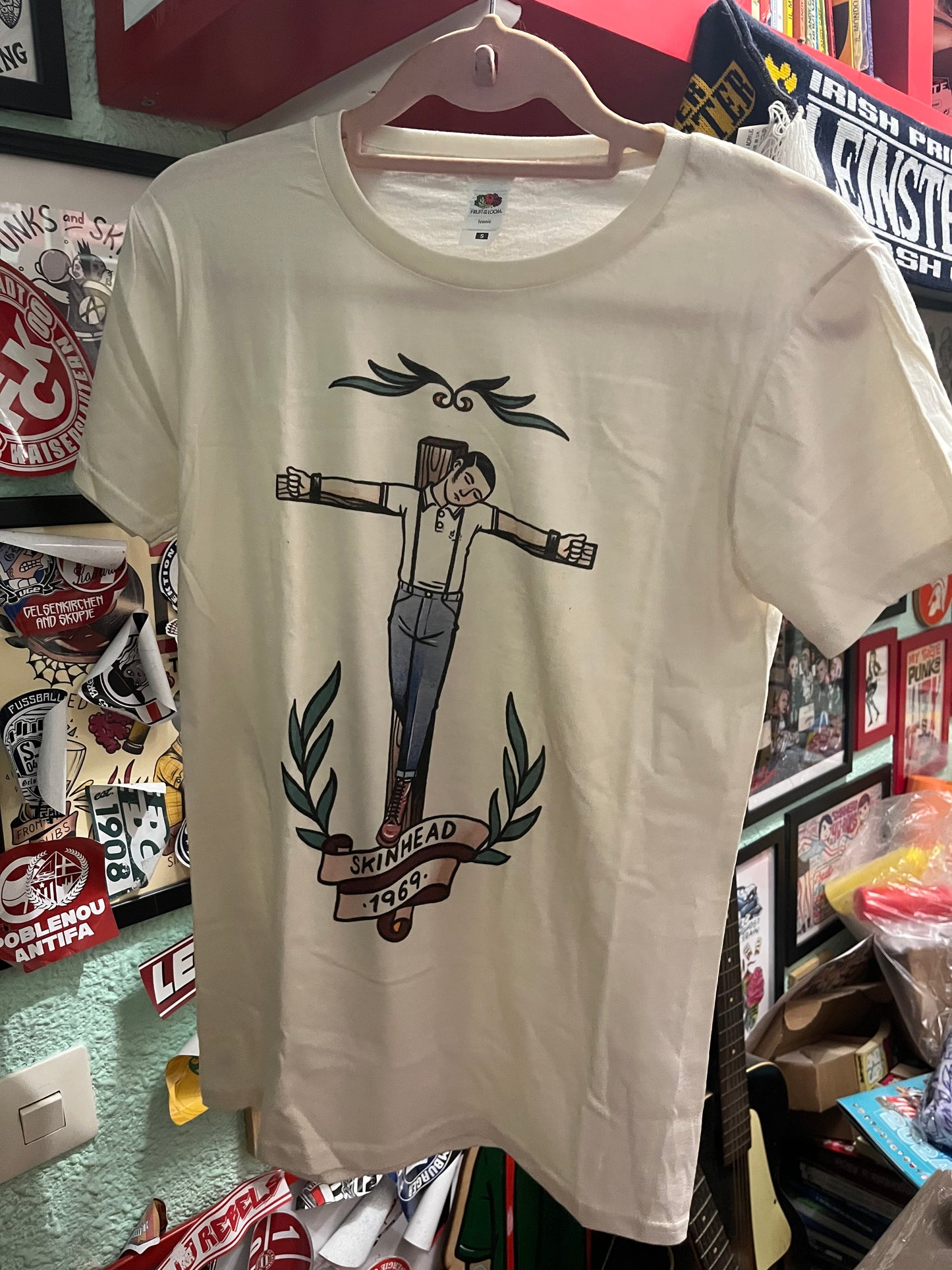 Skinhead crucified