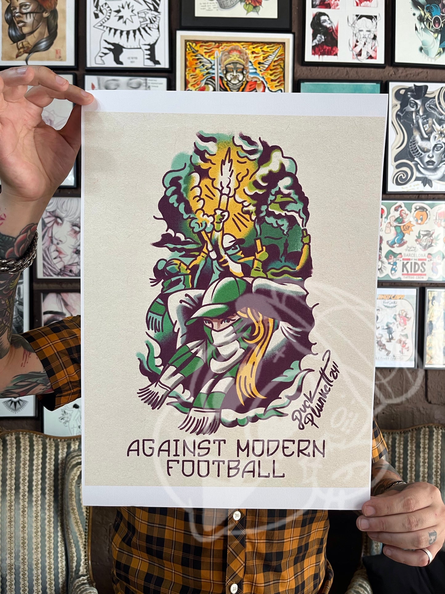 AGAINST MODERN FOOTBALL PRINT