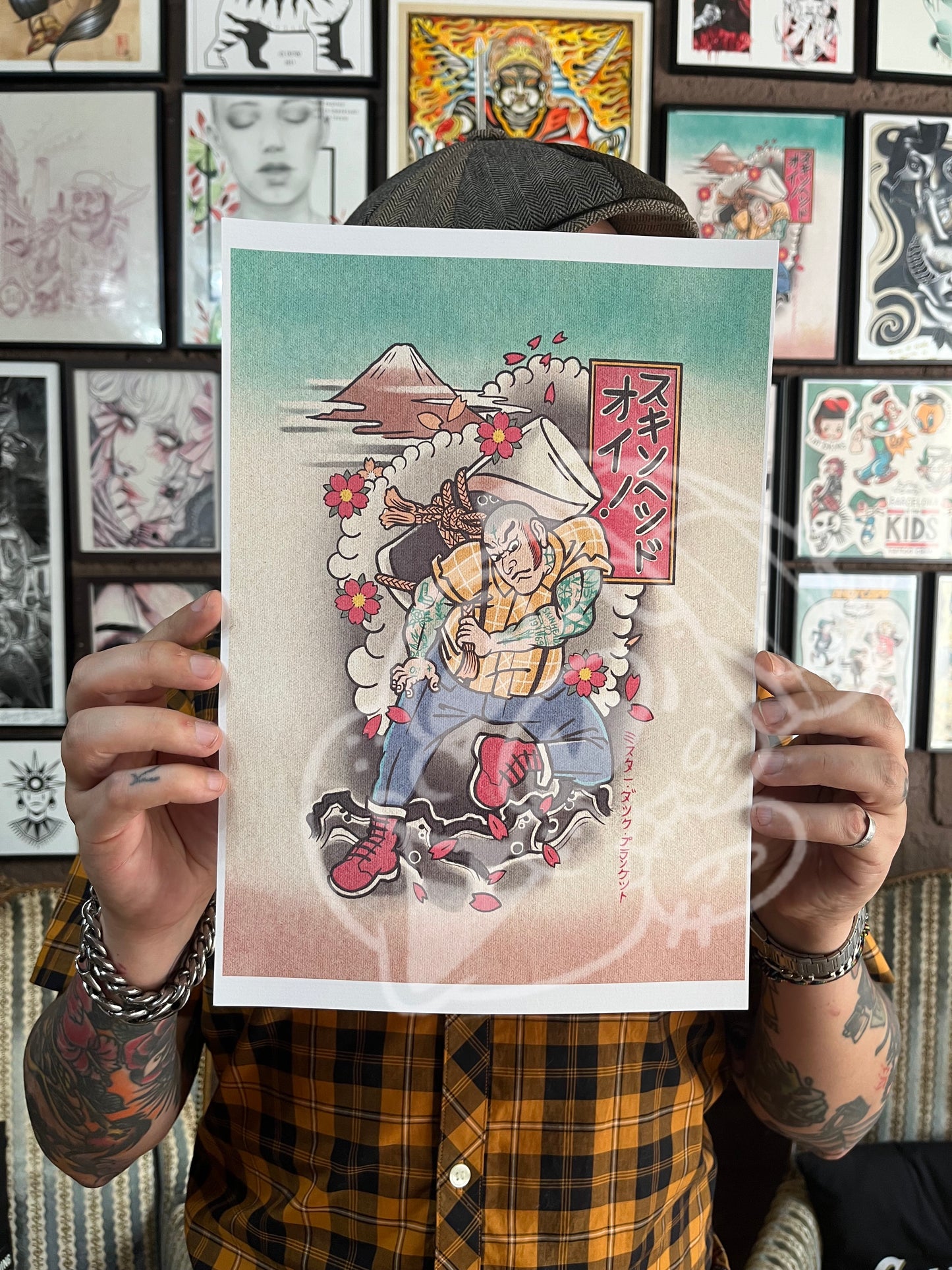 JAPANESE SKINHEAD PRINT
