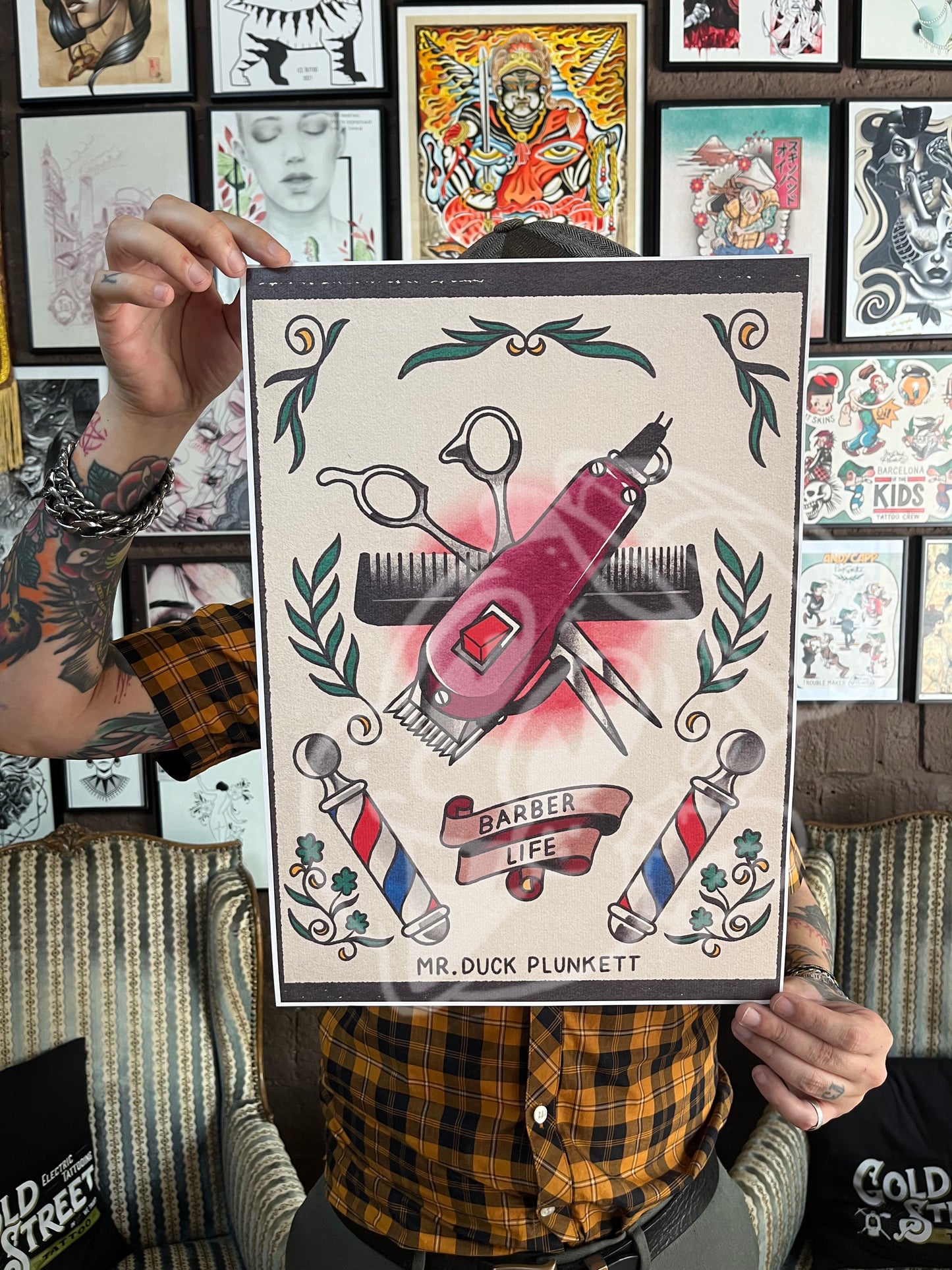 BARBER LIFE PRINT