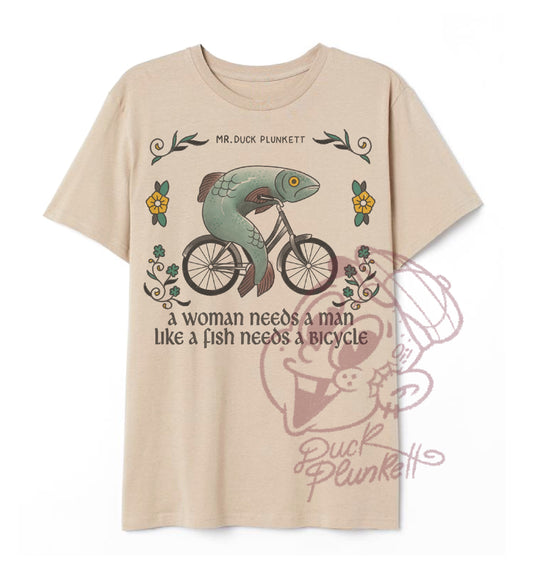 Fish Bicycle Tshirt